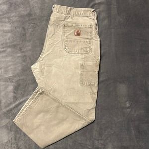 Vintage Carhartt cargo pants / straight leg / khaki / size W40 x L30